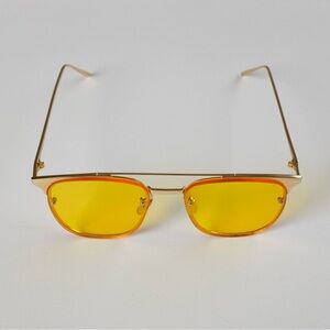 Yellow lens glasses by Shevoke